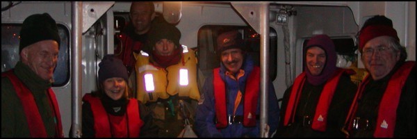 The team.  Cold, tired and cheerful.