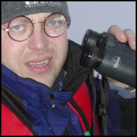 Howie keeps a lookout.