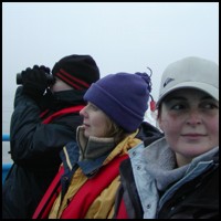 Neil, Rhian and Sian search in vain for POD 109.